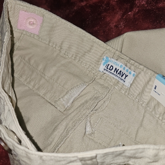 Old Navy Kids Casual Pants - Cream - Picture 3 of 3